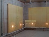Studio, wall installation, 6m x3m, canvas, lights  2011